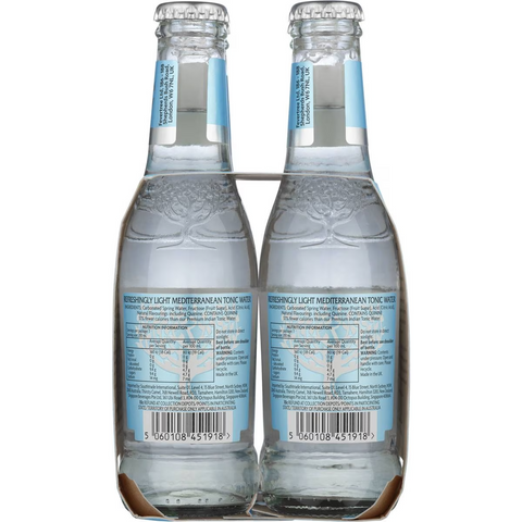 Fever-tree Mediterranean Light Tonic Water 4 X 200ml