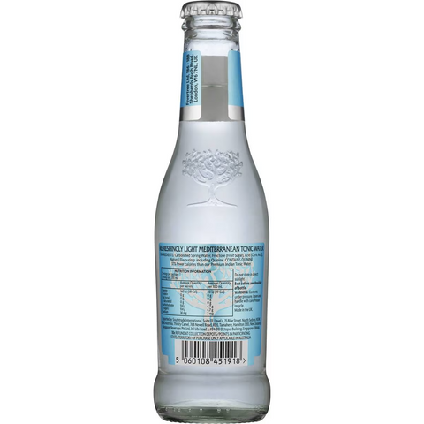 Fever-tree Mediterranean Light Tonic Water 4 X 200ml