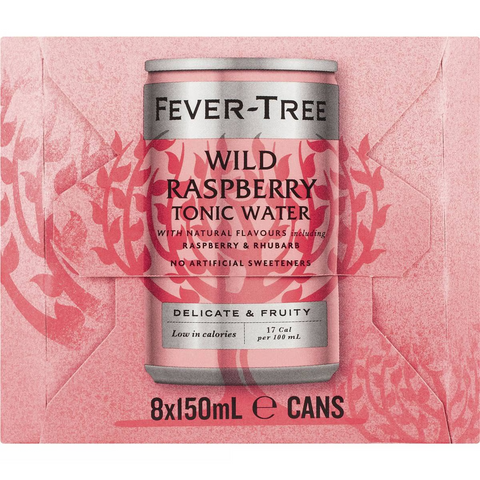 Fever-tree Wild Raspberry Tonic 150ml X 8 Pack