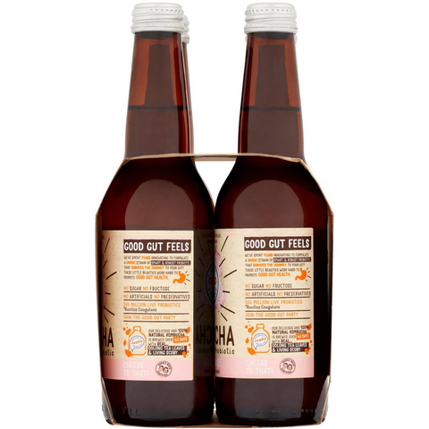 Nexba Rose Lemonade Sugar-free Kombucha 330ml X 4 Pack