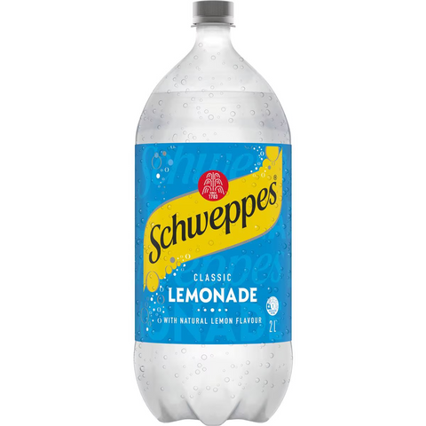 Schweppes Lemonade Soft Drink Single Bottle 2l