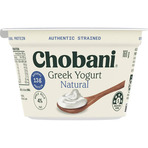 Chobani Greek Yogurt Natural 160g