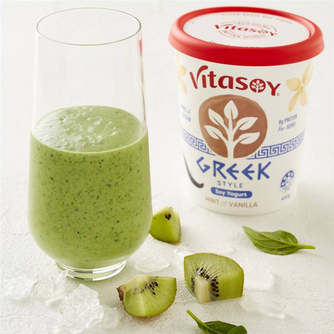 Vitasoy Greek Style Soy Yogurt Hint Of Vanilla 450g