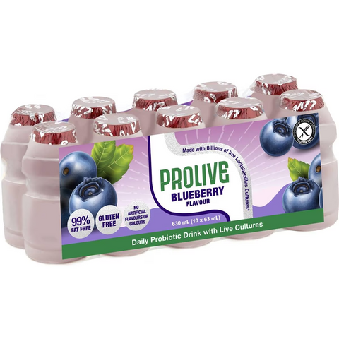 Pro Live Fermented Probiotic Drink Blueberry Flavour 63ml X 10 Pack