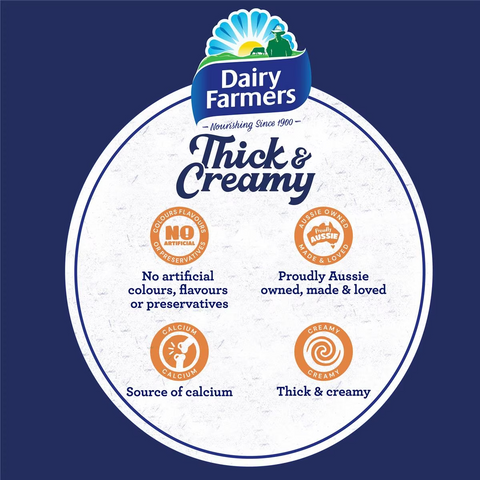 Dairy Farmers Thick & Creamy Mango & Passionfruit Yoghurt 4 Pack