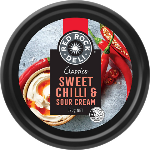 Red Rock Deli Classics Sweet Chilli & Sour Cream 190g