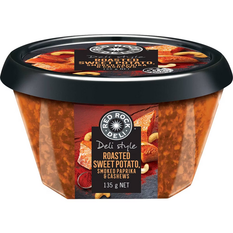 Red Rock Deli Roasted Sweet Potato, Smoked Paprika & Cashews 135g