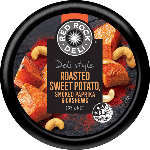 Red Rock Deli Roasted Sweet Potato, Smoked Paprika & Cashews 135g