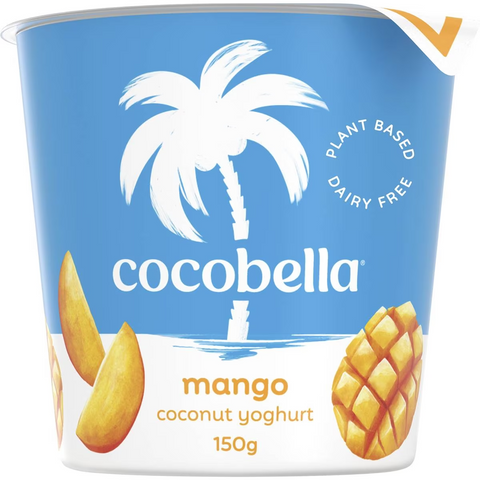 Cocobella Dairy Free Coconut Yoghurt Mango 150g