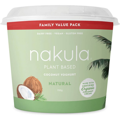 Nakula Plant Based Coconut Yoghurt Natural 700g