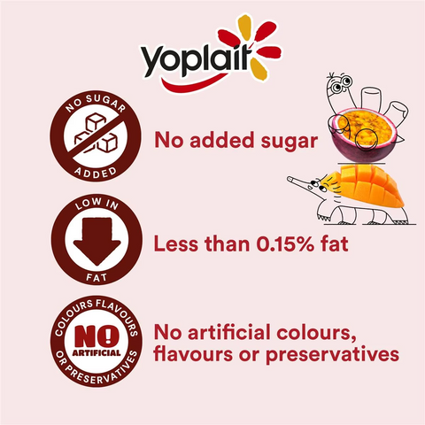 Yoplait Forme Zero Tropical Paradise Yoghurts 6 Pack