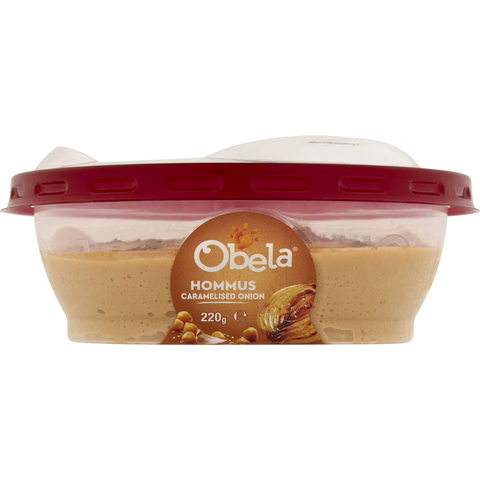 Obela Caramelised Onion Garnished Hommus 220g