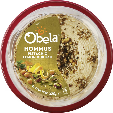 Obela Hommus Pistachio Lemon Dukkah 220g