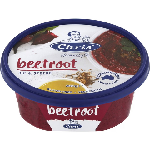 Chris' Dips Egyptian Beetroot 200g