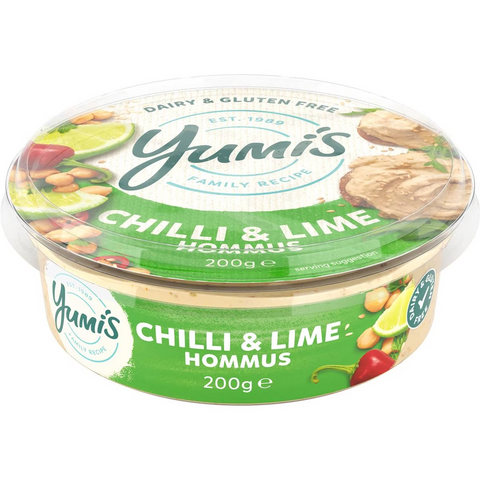 Yumi's Chilli & Lime Hommus 200g