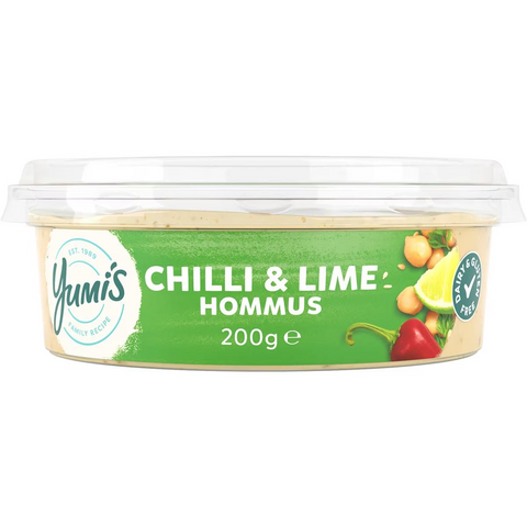 Yumi's Chilli & Lime Hommus 200g