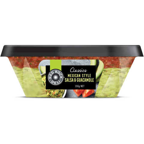 Red Rock Deli Classics Mexican Style Salsa & Guacamole 190g