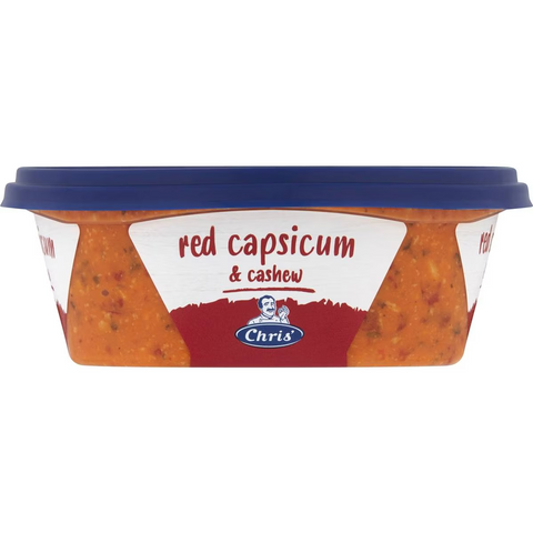 Chris' Red Capsicum & Cashew Dip & Spread 200g