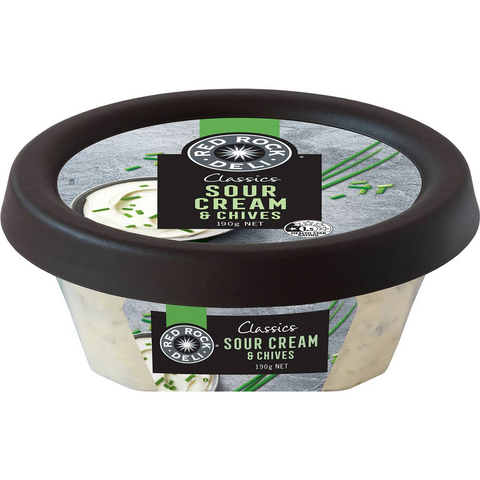 Red Rock Deli Classics Sour Cream & Chives 190g