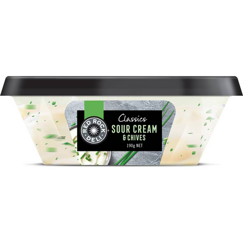 Red Rock Deli Classics Sour Cream & Chives 190g