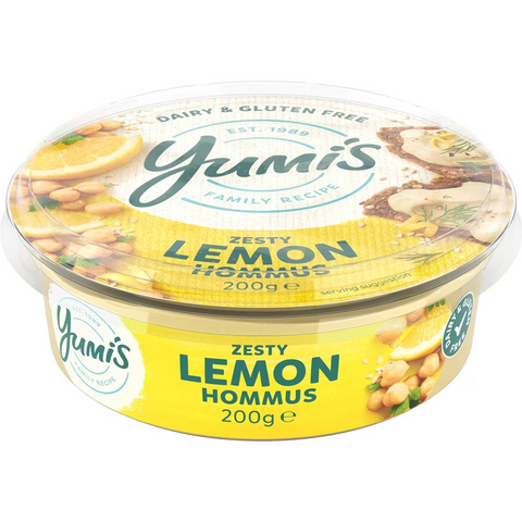 Yumi's Hommus Zesty Lemon 200g