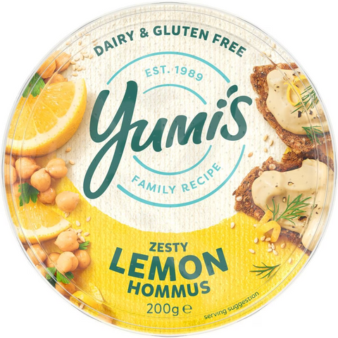 Yumi's Hommus Zesty Lemon 200g