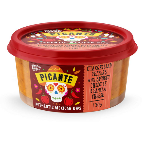 Picante Chargrilled Peppers Smoky Chipotle & Panela Cheese 170g