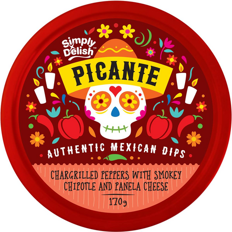 Picante Chargrilled Peppers Smoky Chipotle & Panela Cheese 170g