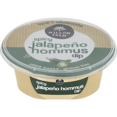 Willow Farm Spicy Jalapeno Hommus Dip 200g