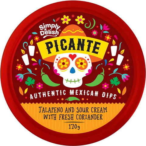 Picante Jalapeno & Sour Cream With Fresh Coriander 170g