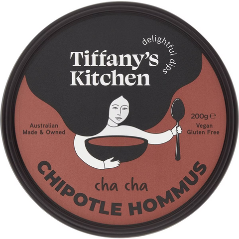 Tiffany's Kitchen Chipotle Hommus Dip 200g