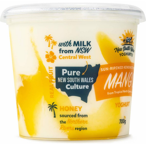 New South Wales Yoghurt Co Mango Yoghurt Tub 700g