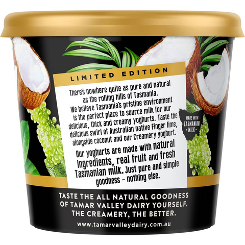 Tamar Valley Coconut & Finger Lime Greek Style Yoghurt 700g