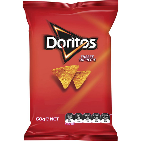 Doritos Corn Chips Cheese Supreme 60g