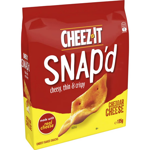 Cheez It Snap'd Cheddar Cheese 185g