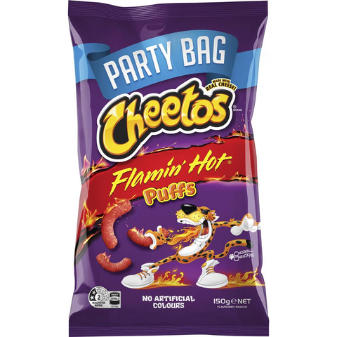 Cheetos Crunchy Flamin' Hot Snacks Share Pack 150g