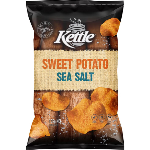 Kettle Sweet Potato Chips Sea Salt 135g