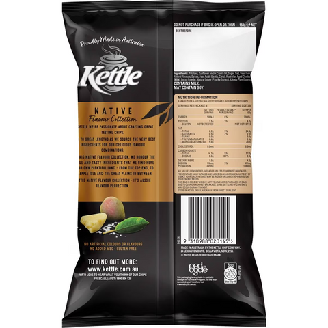 Kettle Chips Native Kakadu Plum Cheddar 150g