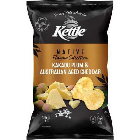 Kettle Chips Native Kakadu Plum Cheddar 150g