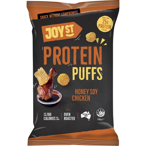 Joy St Protein Puffs Honey Soy Chicken 110g