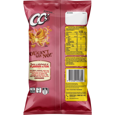 Cc's Cornados Cheese & Bacon 110g