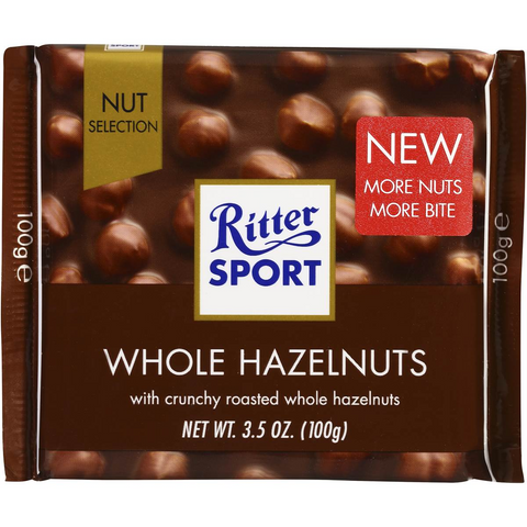 Ritter Sport Sport Chocolate Milk Whole Hazelnut 100g