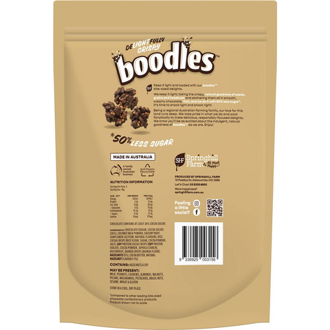 Boodles 50% Less Sugar Chocolate & Hazelnut 90g