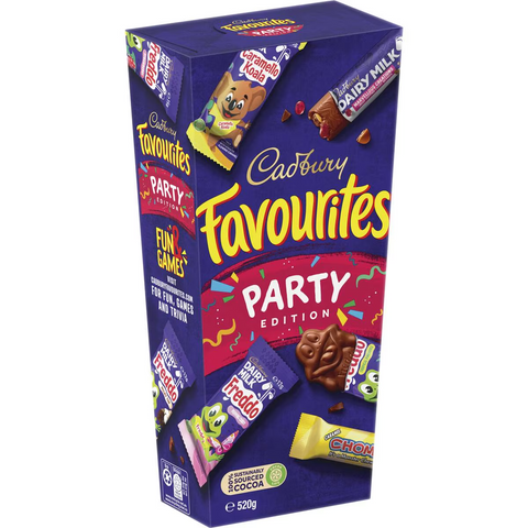 Cadbury Favourites Party Edition Boxed Chocolate 520g