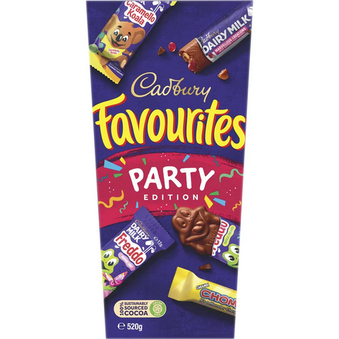 Cadbury Favourites Party Edition Boxed Chocolate 520g