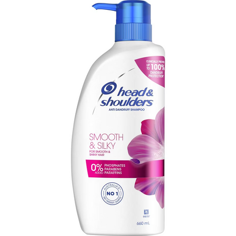 Head & Shoulders Smooth & Silky Anti Dandruff Shampoo 660ml