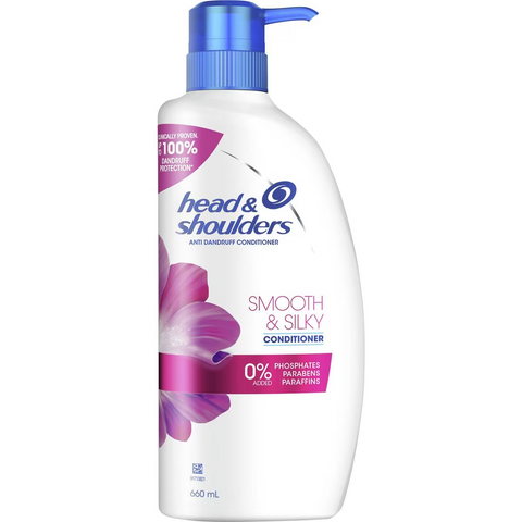 Head & Shoulders Smooth & Silky Anti-dandruff Conditioner 660ml