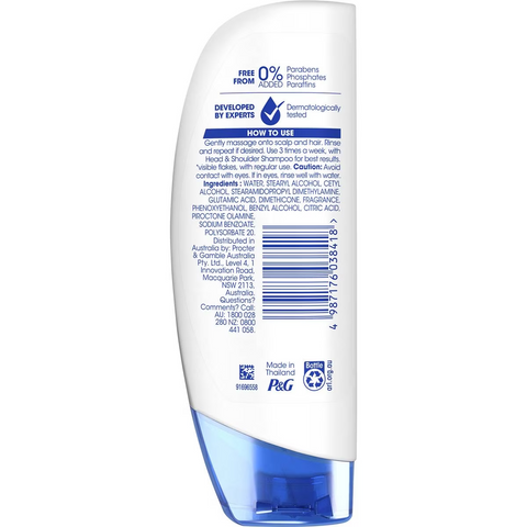 Head & Shoulders Clean & Balanced Anti Dandruff Conditioner For Clean Scalp 200ml