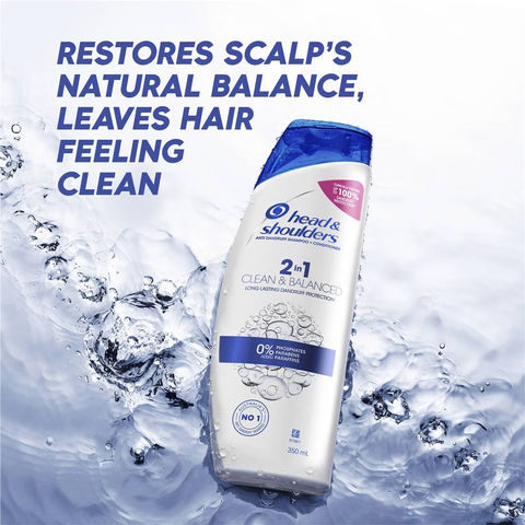 Head & Shoulders Clean & Balanced Refill 2 In 1 1.1l