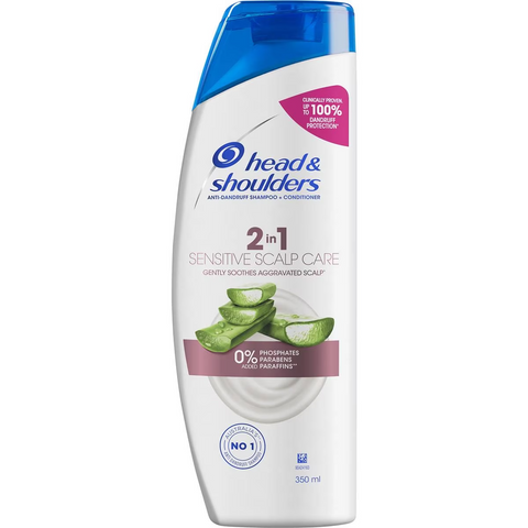 Head & Shoulders 2 In 1 Shampoo Conditioner Sensitive 350ml